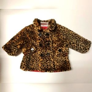 #0077 Beluga New York faux fur coat for 3-6M